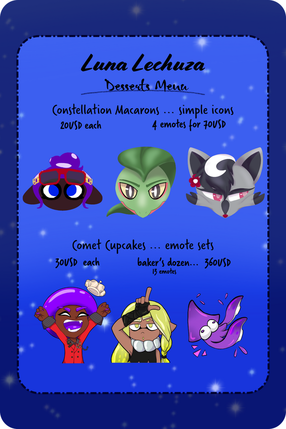 Consellation Macarons &amp; Comet Cupcakes